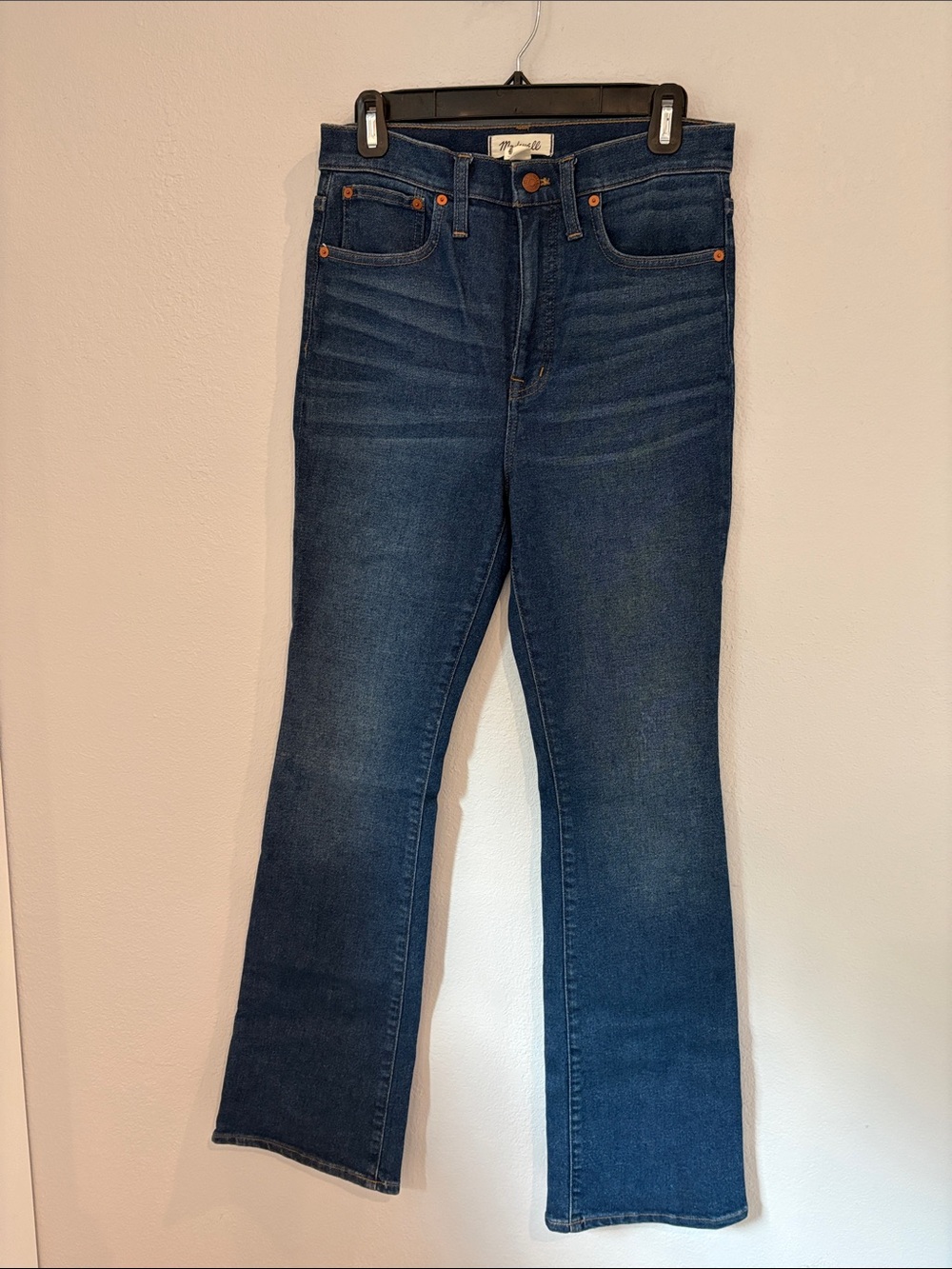 Madewell Dark Blue Flare Jeans